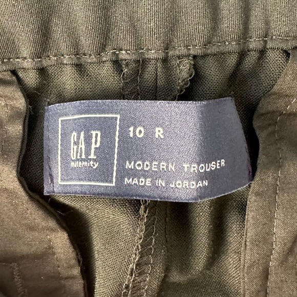 GAP Maternity Modern Trouser Pants 10R Black - Picture 6 of 8
